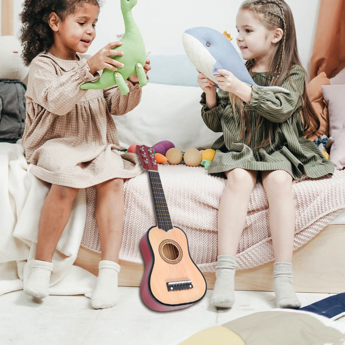 Musical Instrument Kids - 21Inch Children's Acoustic Folk Guitar Mini