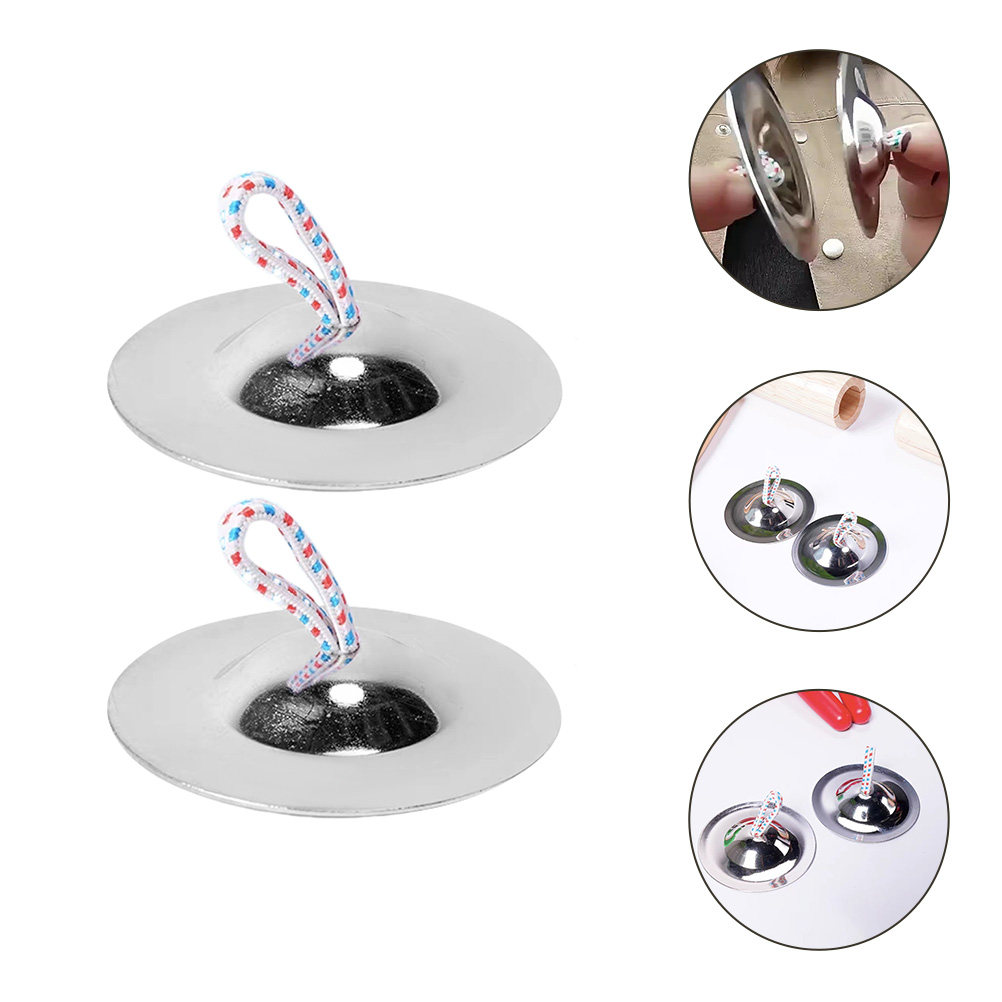 Musical Instrument Kids - 2Pcs Kids Small Finger Cymbals Mini