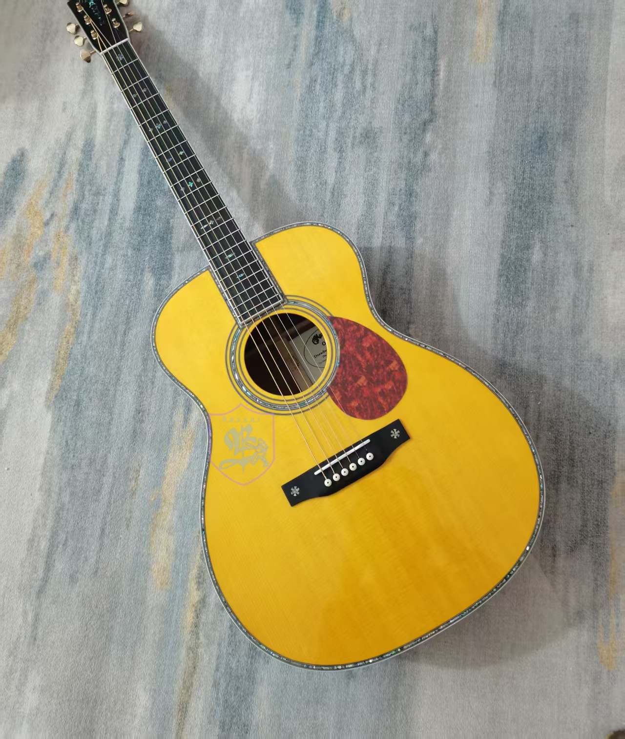 Musical Instrument With Strings - 6-string brand new OM42 acoustic guitar,