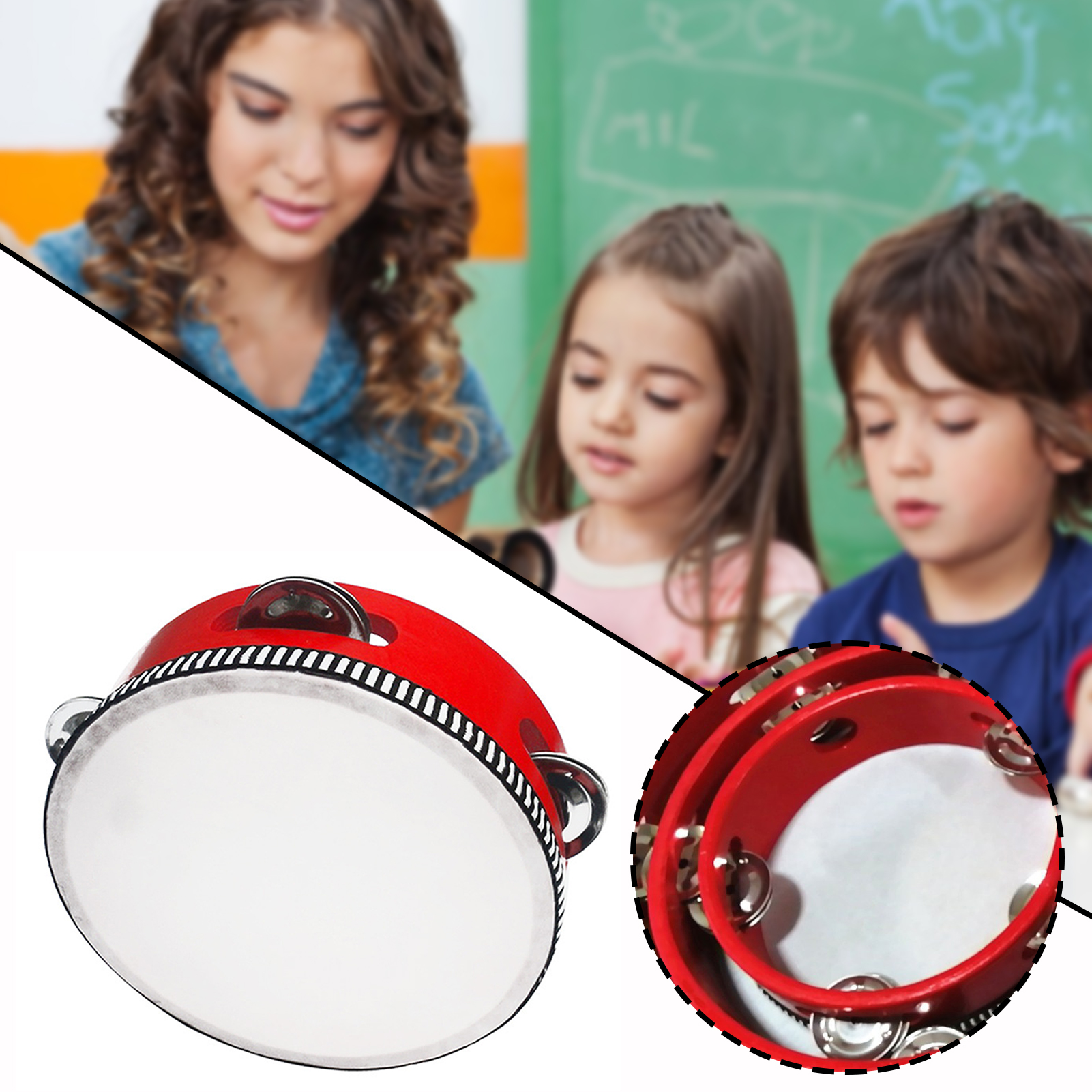 Tambourines For Children Porta – Musical Instrument Kids Bewertung und Preis