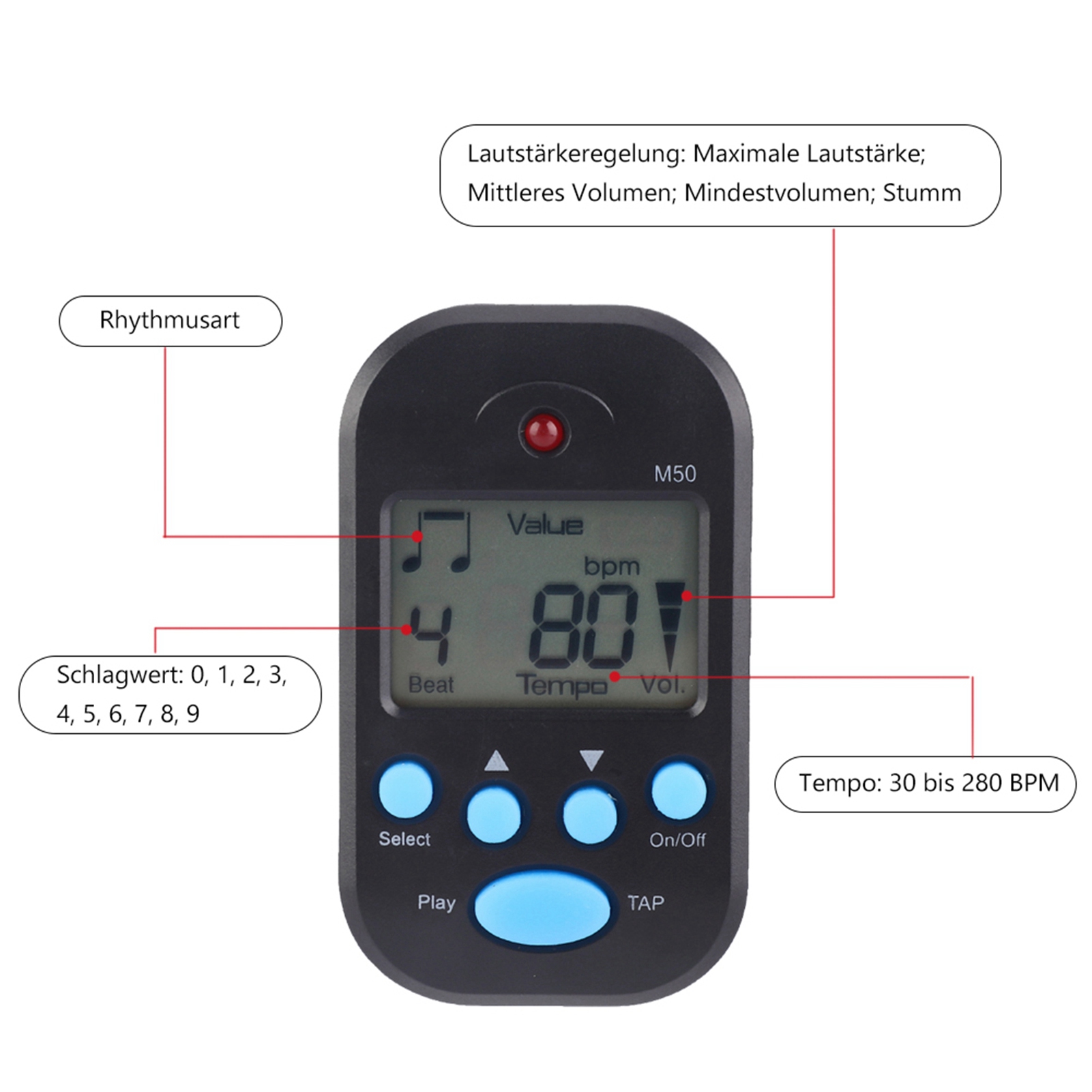 Mini Metronome Professional Cl – Musical Instrument With Strings Bewertung und Preis
