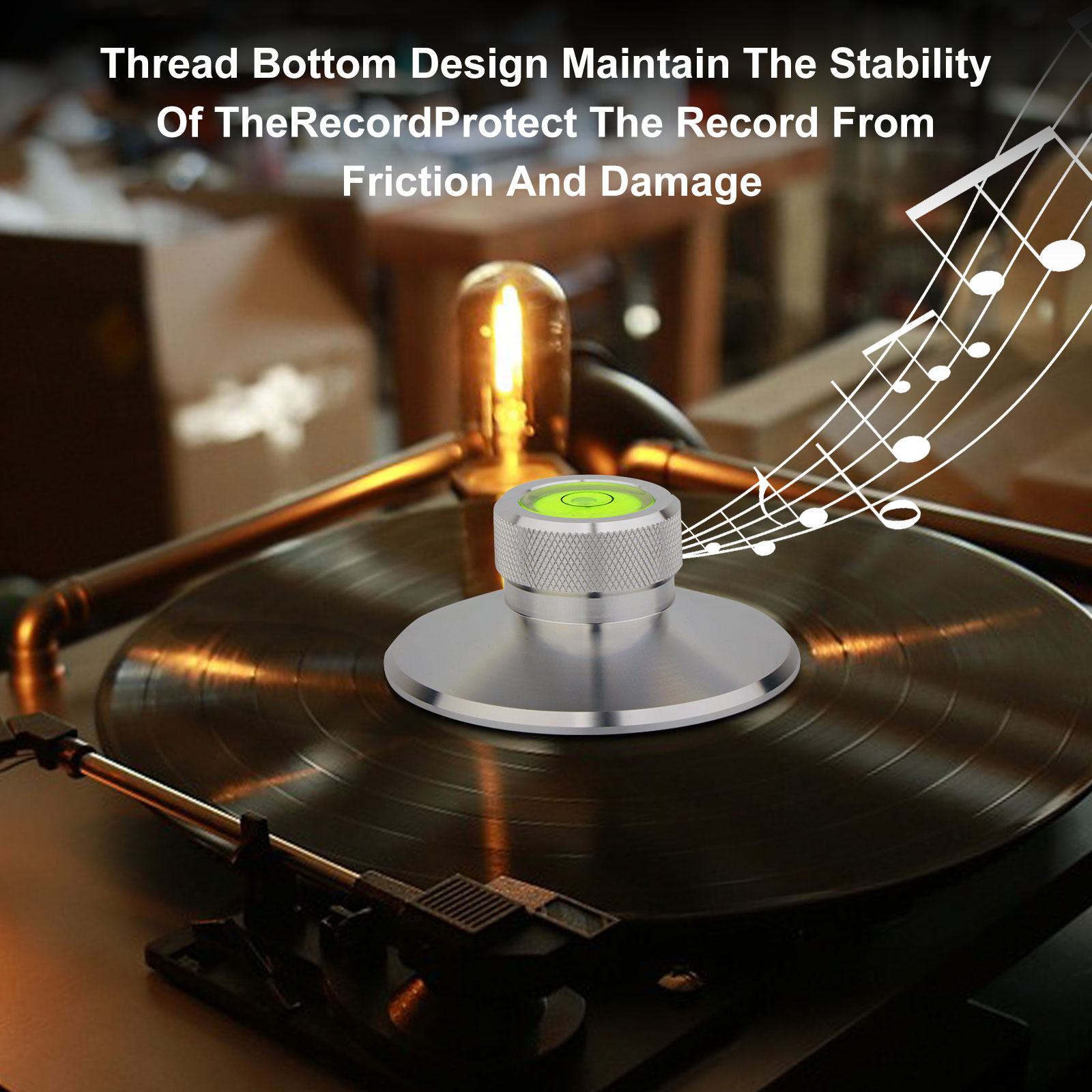 Disc Stabilizer LP Record Weig – Musical Instrument Vector Bewertung und Preis