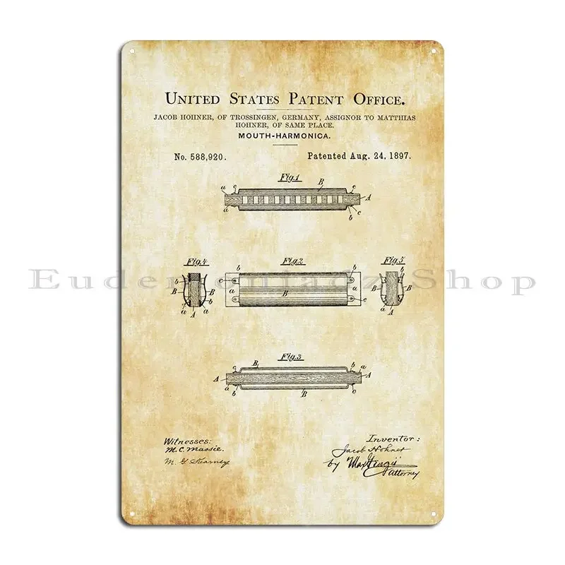 Hohner Harmonica Patent Player – Musical Instrument Sign Bewertung und Preis
