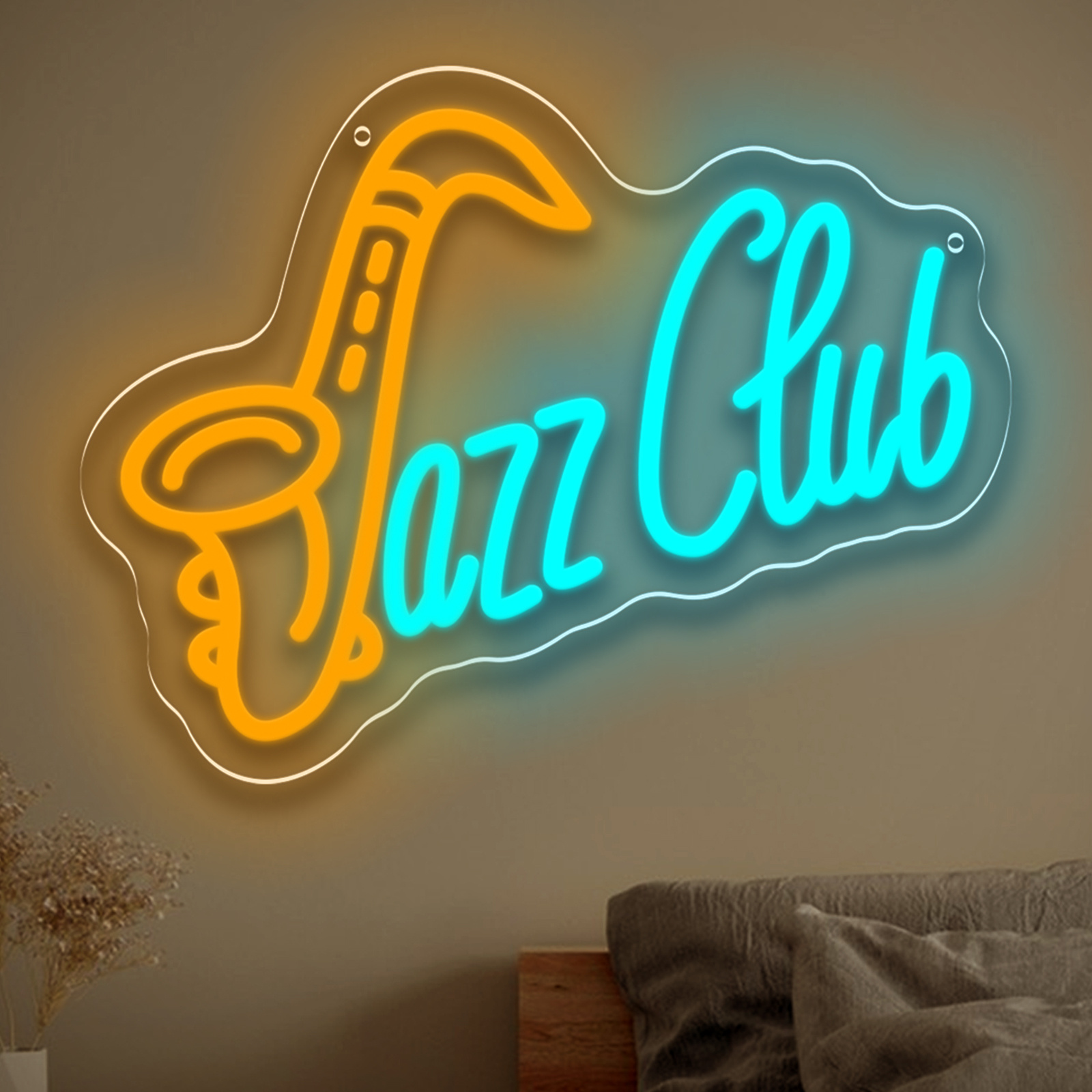 Jazz Club LED Neon Sign Saxoph – Musical Instrument Sign Bewertung und Preis