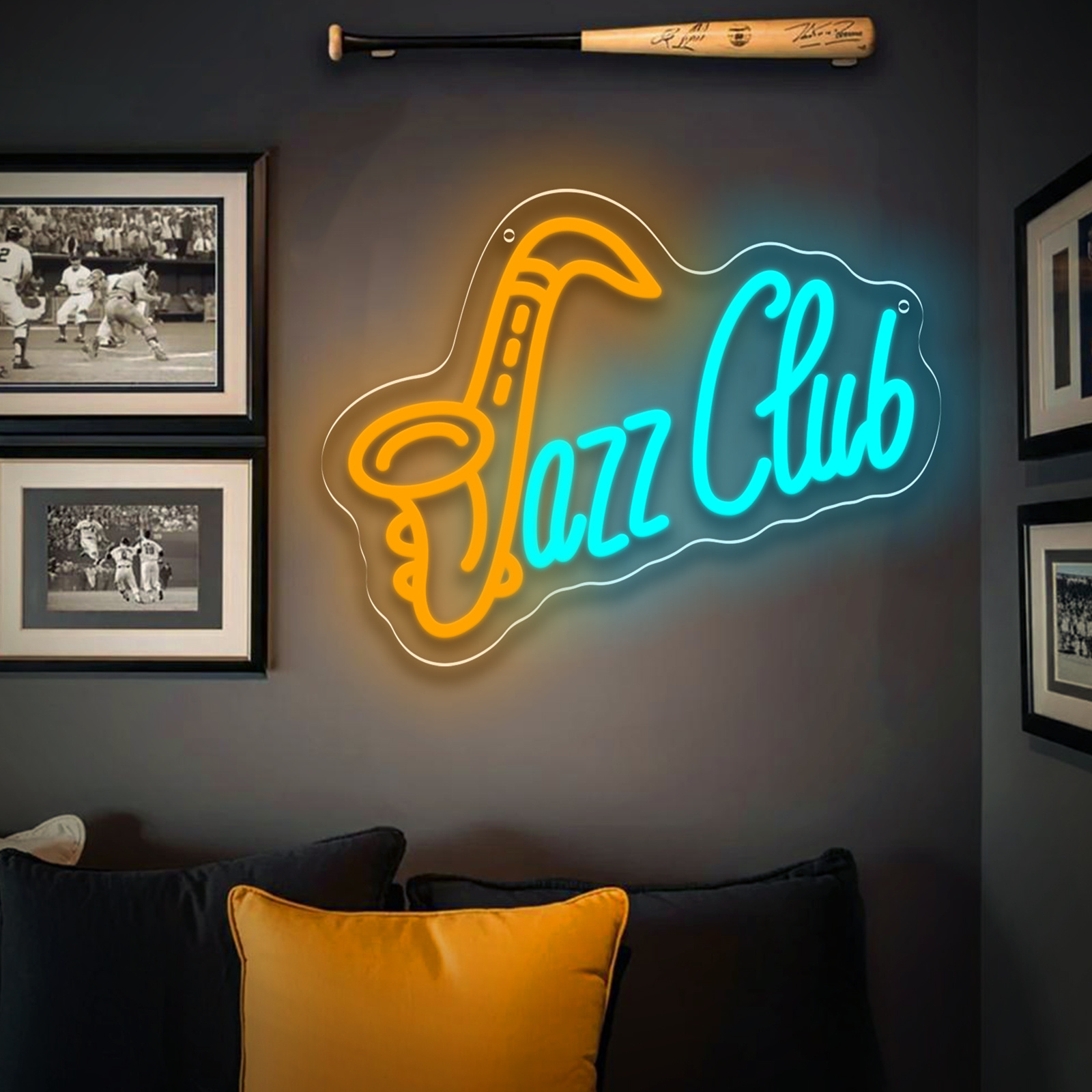 Jazz Club LED Neon Sign Saxoph – Musical Instrument Sign Bewertung und Preis