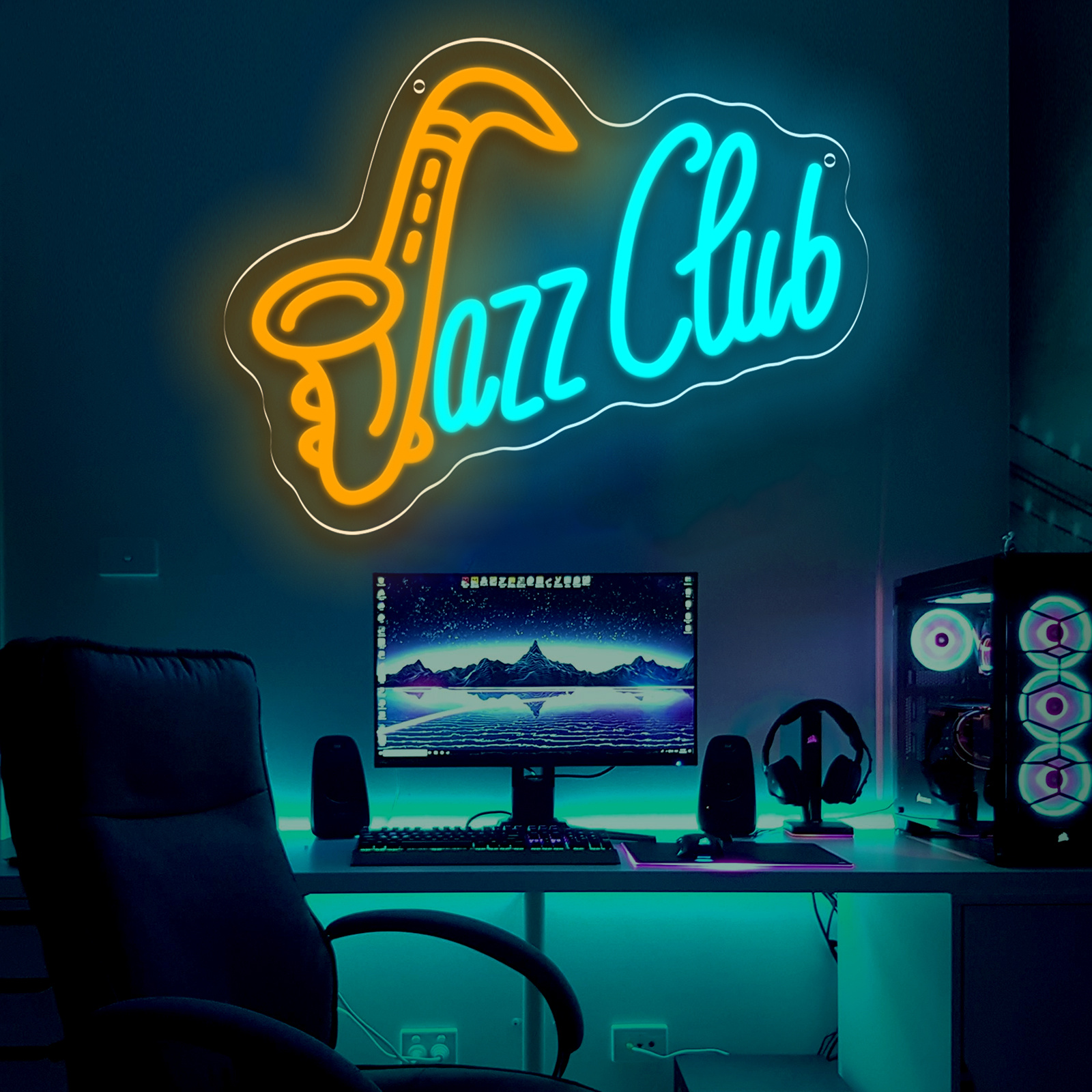 Jazz Club LED Neon Sign Saxoph – Musical Instrument Sign Bewertung und Preis