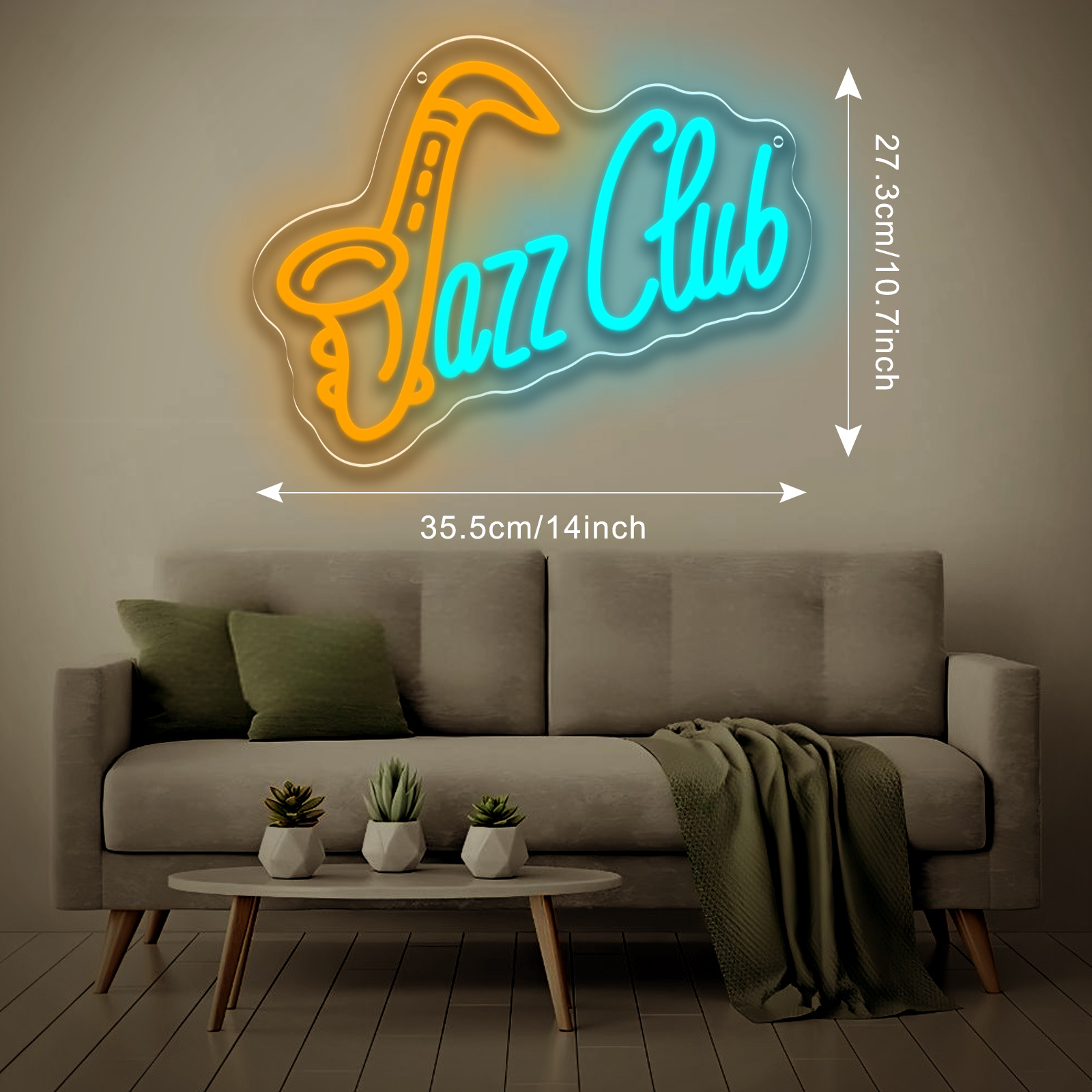 Jazz Club LED Neon Sign Saxoph – Musical Instrument Sign Bewertung und Preis