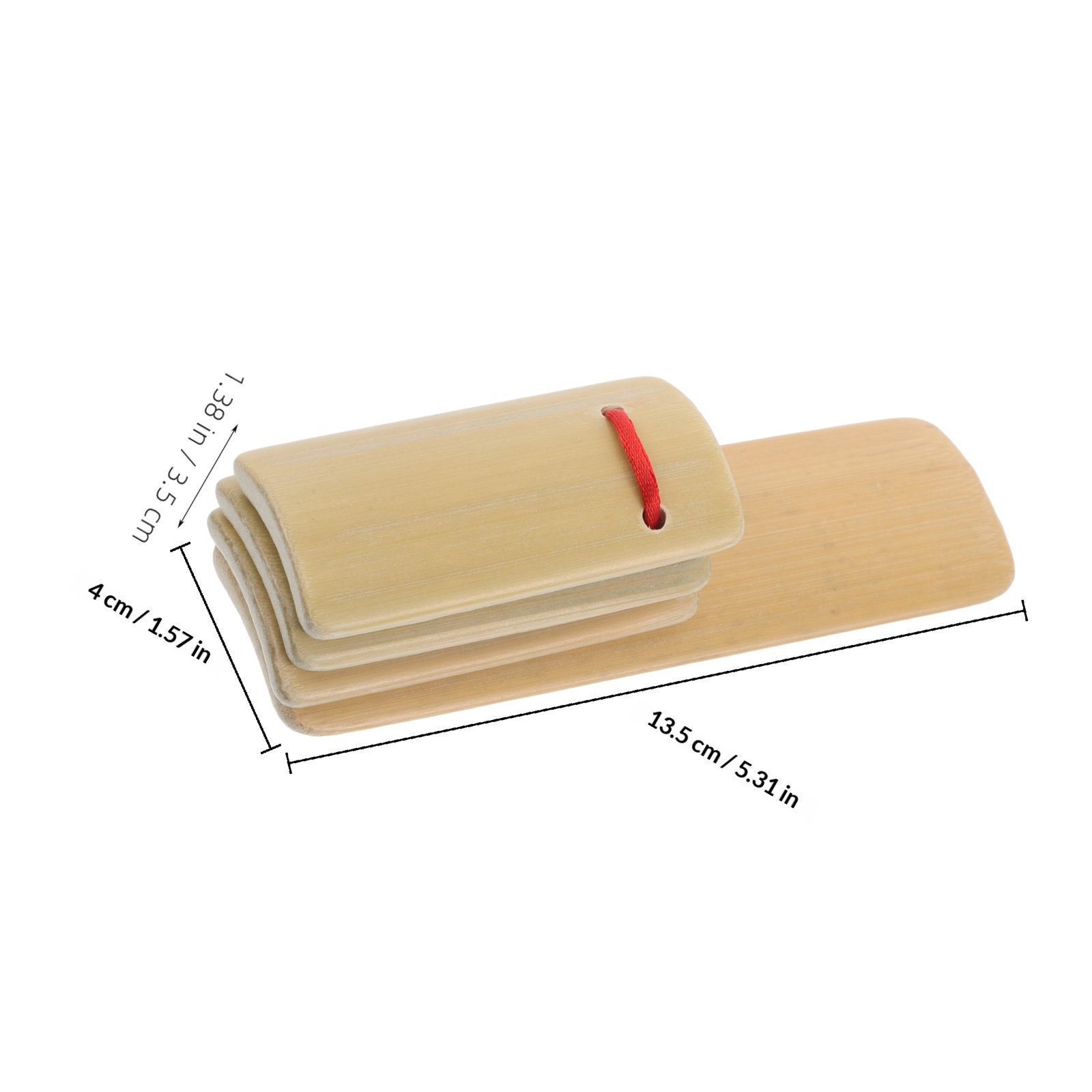 4Pcs Wooden Bamboo Clapper Set – Musical Instrument In Chinese Bewertung und Preis