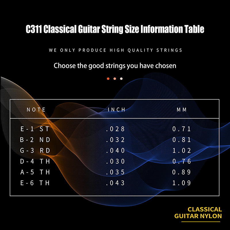 Classical Guitar Strings C311  – Musical Instrument With Strings Bewertung und Preis