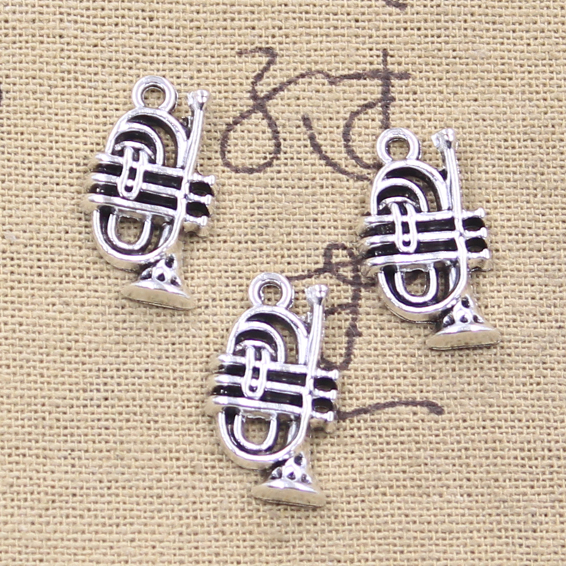 10pcs Charms Musical Instrumen – Musical Instrument Cornet Bewertung und Preis