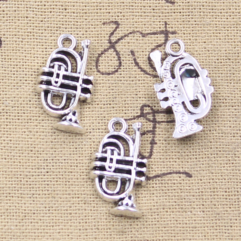 10pcs Charms Musical Instrumen – Musical Instrument Cornet Bewertung und Preis