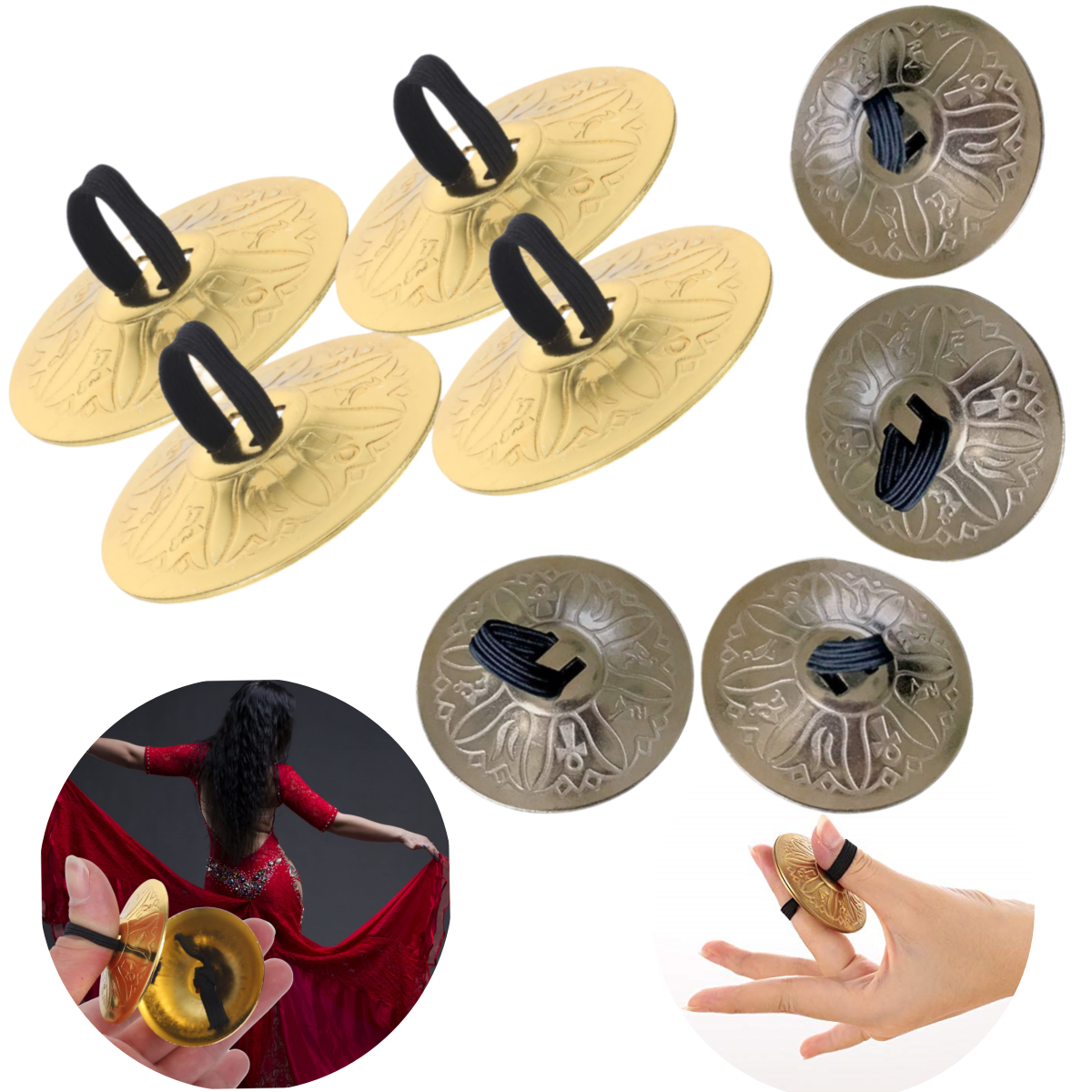 Miwayer 4PCS Mini Copper Finge – Musical Instrument With Hand Bewertung und Preis