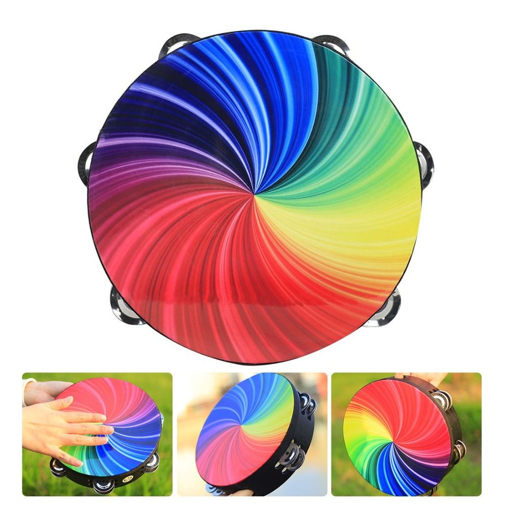 Double Row Jingles Hand Drum D – Musical Instrument With Hand Bewertung und Preis