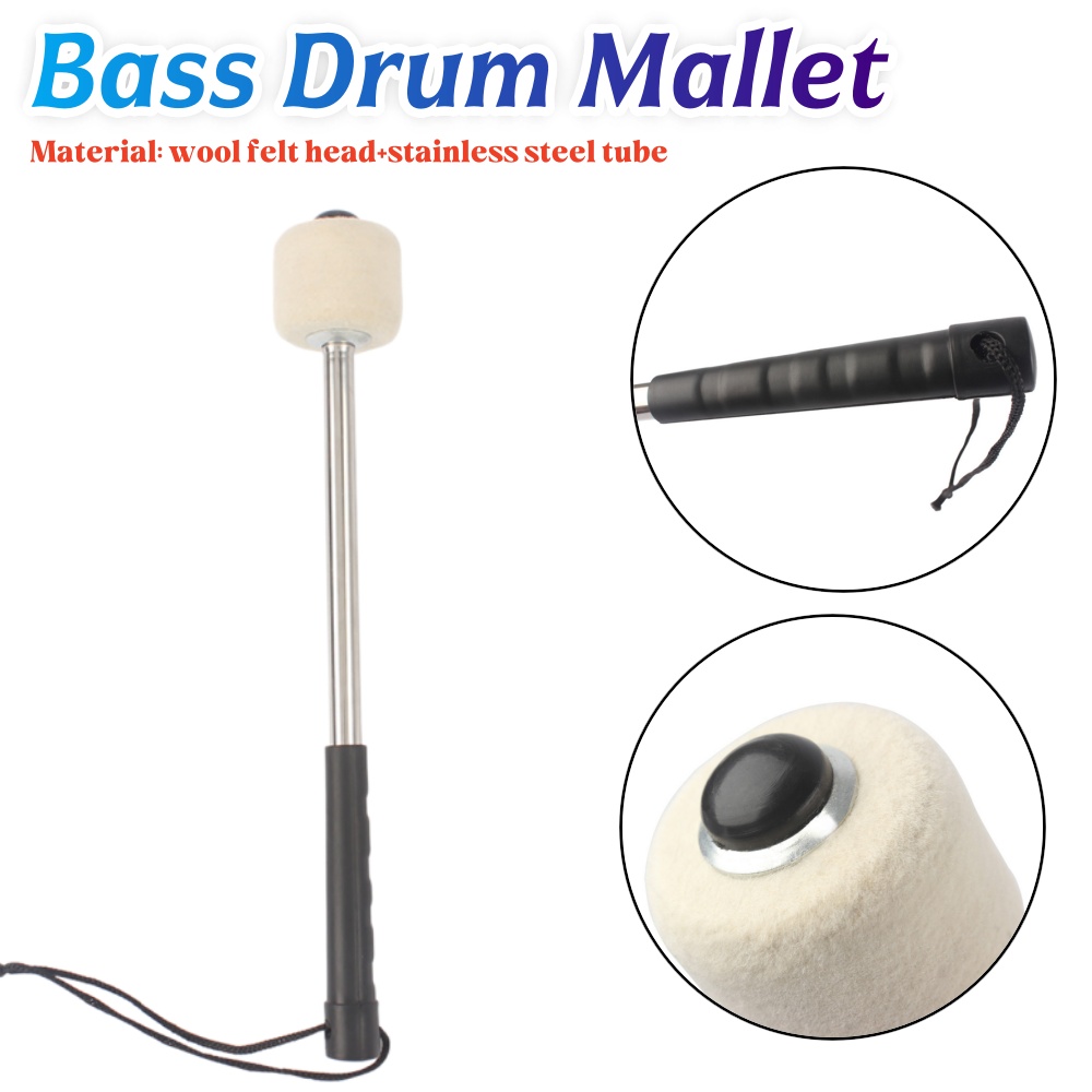 1-2PCS Bass Drum Mallet Profes – Musical Instrument Bass Bewertung und Preis