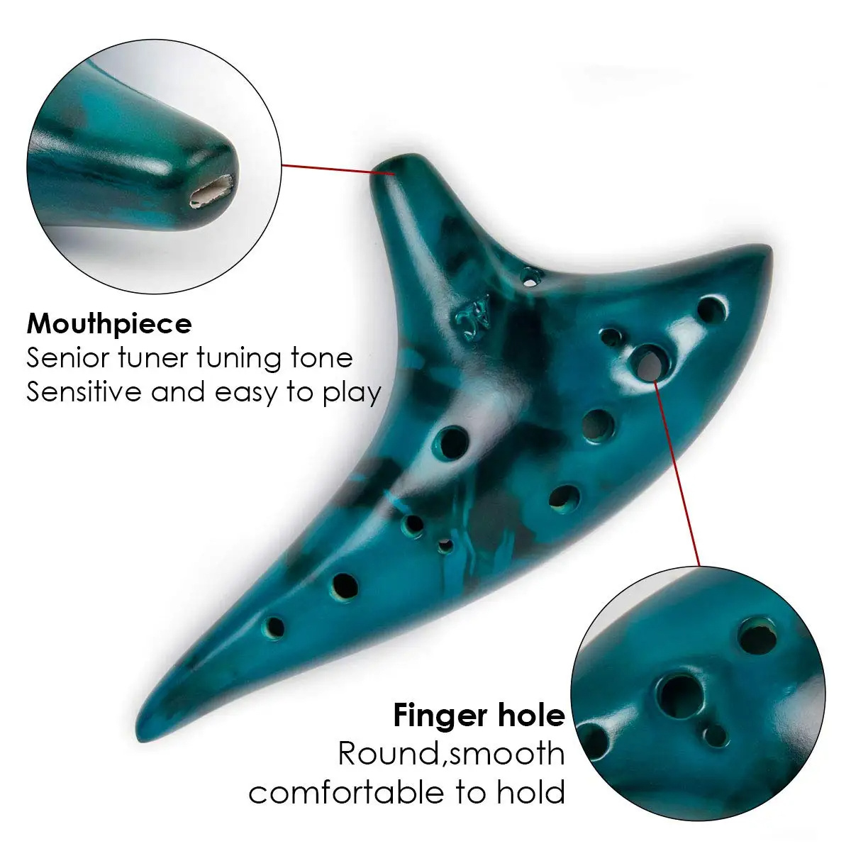 Miwayer Ocarina12 Tones Alto C – Musical Instrument In Chinese Bewertung und Preis