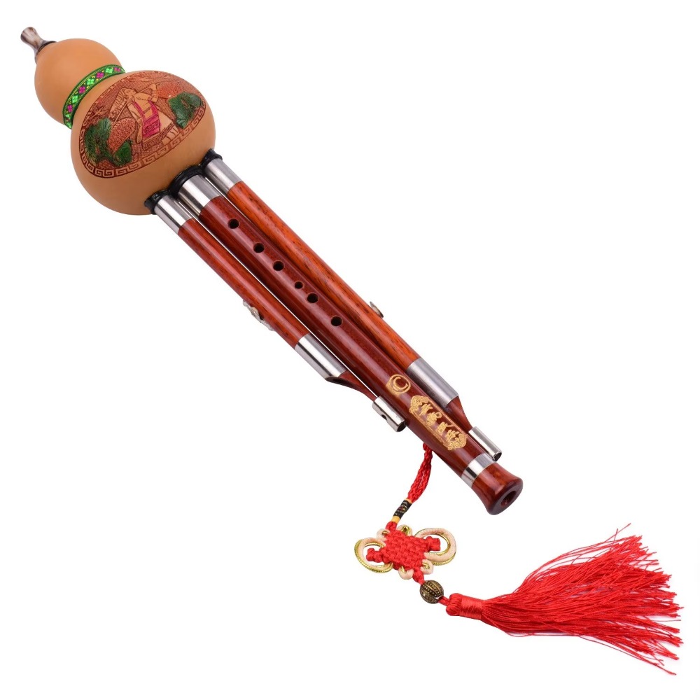 3-Tone C Key Hulusi Gourd Flut – Musical Instrument In Chinese Bewertung und Preis