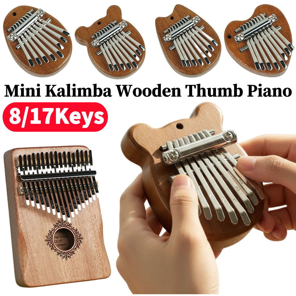 8/17Keys Mini Wooden Kalimba H – Musical Instrument Kids Bewertung und Preis