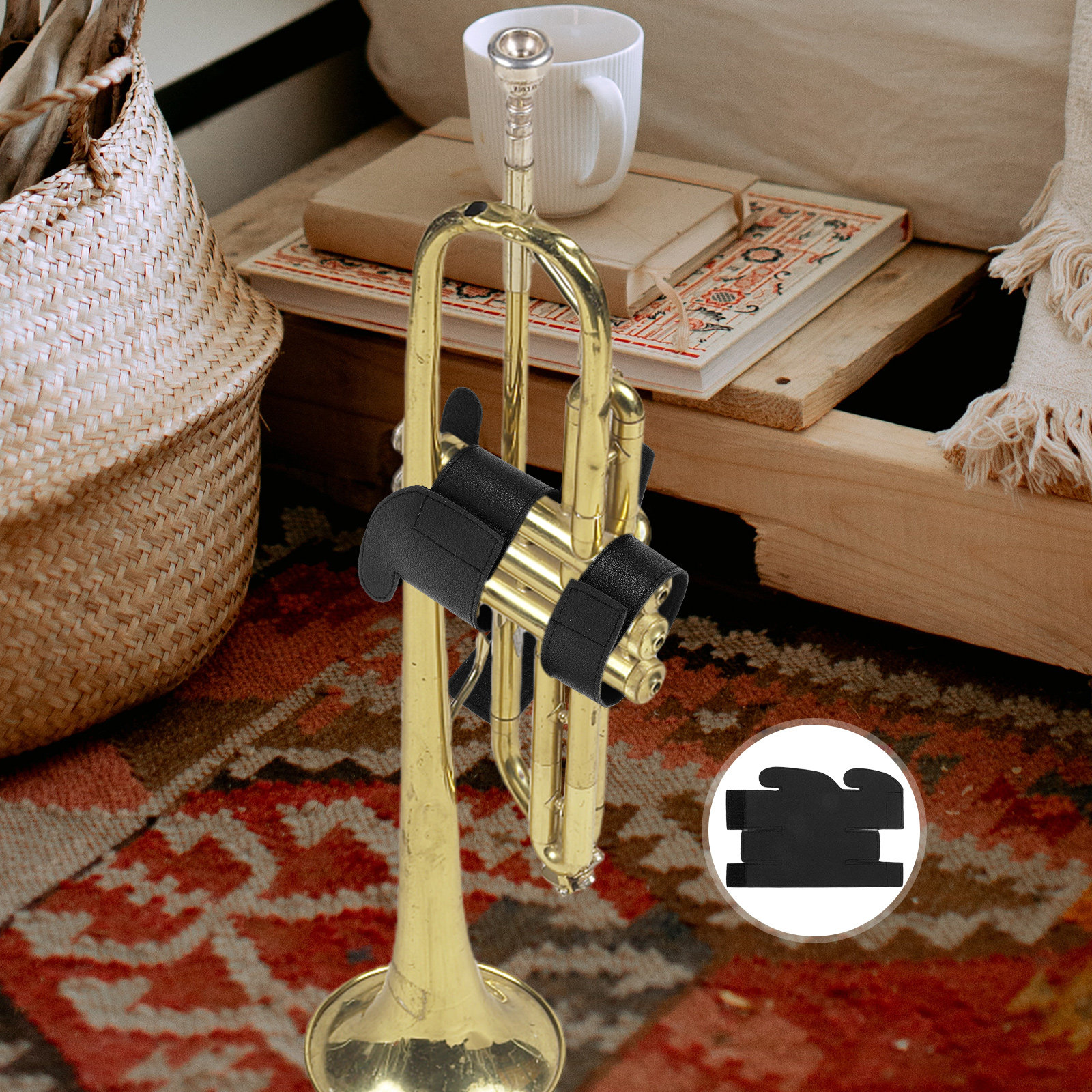 Trumpet Wrap Soft PU Trumpet P – Musical Instrument Cornet Bewertung und Preis