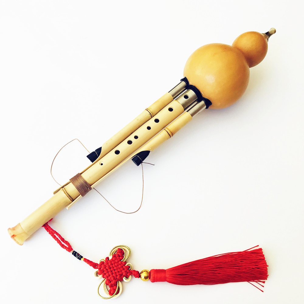 Chinese Handmade Hulusi Golden – Musical Instrument In Chinese Bewertung und Preis