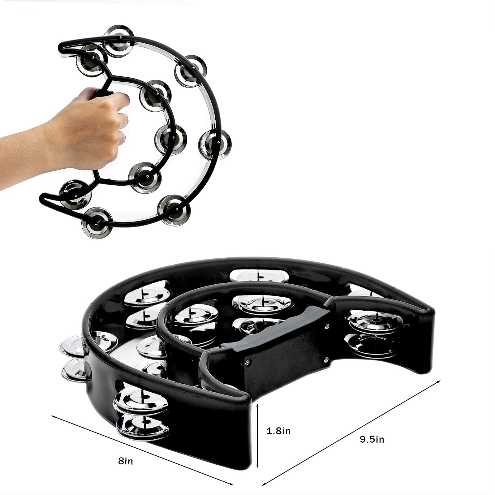 Tambourine Double Row Metal Ji – Musical Instrument Kids Bewertung und Preis