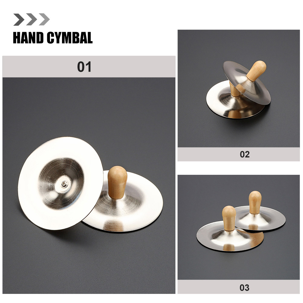2Pcs Copper Finger Cymbals Han – Musical Instrument With Hand Bewertung und Preis