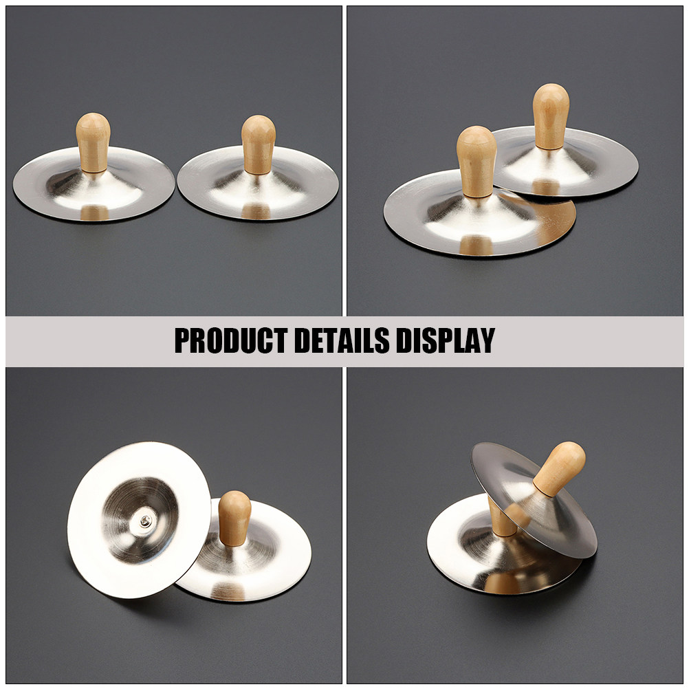 2Pcs Copper Finger Cymbals Han – Musical Instrument With Hand Bewertung und Preis