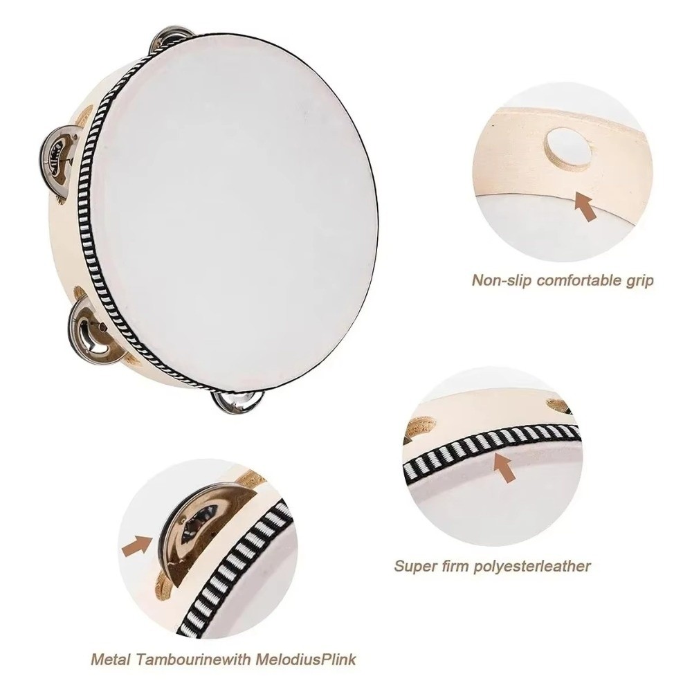 4/6/8/10 Inch Hand Held Drum W – Musical Instrument With Hand Bewertung und Preis