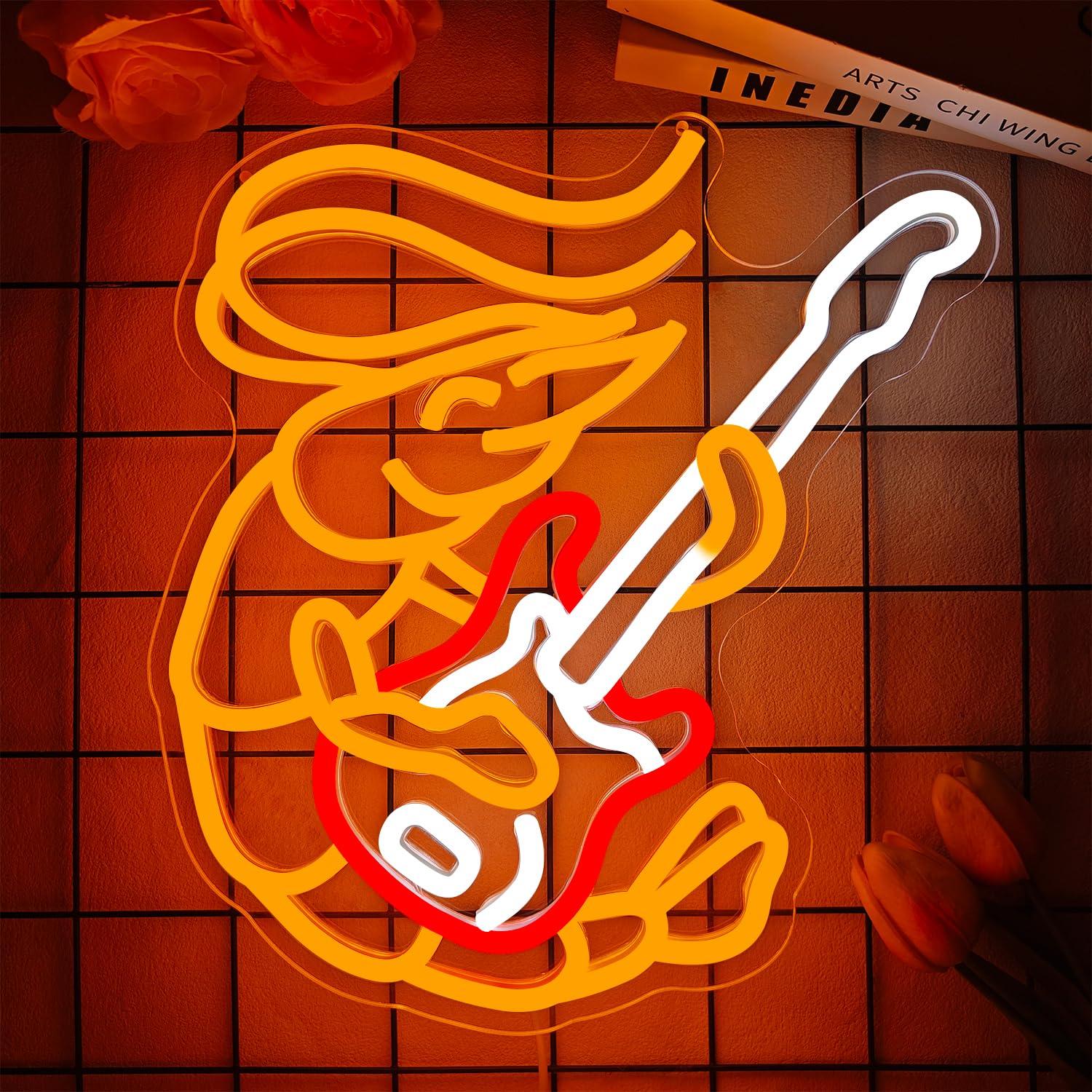Shrimp Playing Guitar Neon Sig – Musical Instrument Sign Bewertung und Preis