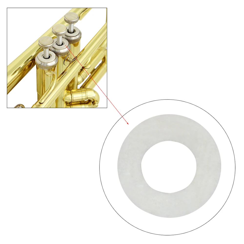 10Pcs Trumpet Felt Washers Cus – Musical Instrument Cornet Bewertung und Preis