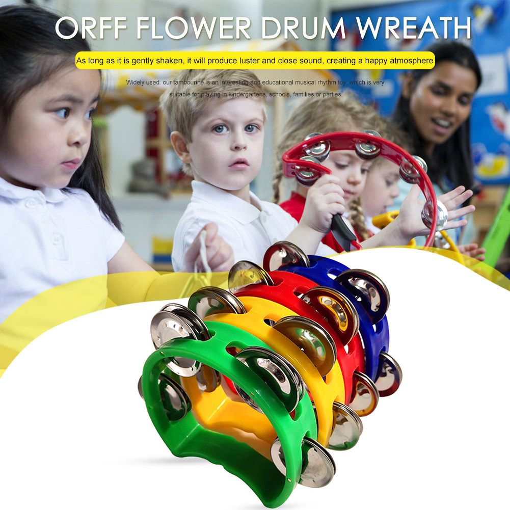 4pcs Tambourine Jingles Rattle – Musical Instrument Kids Bewertung und Preis