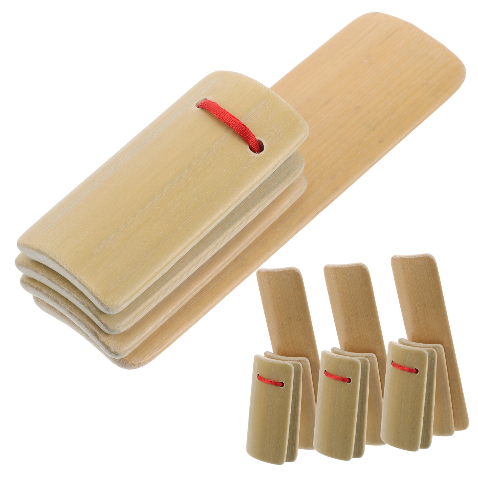 4Pcs Bamboo Clappers Kids Kuai – Musical Instrument In Chinese Bewertung und Preis