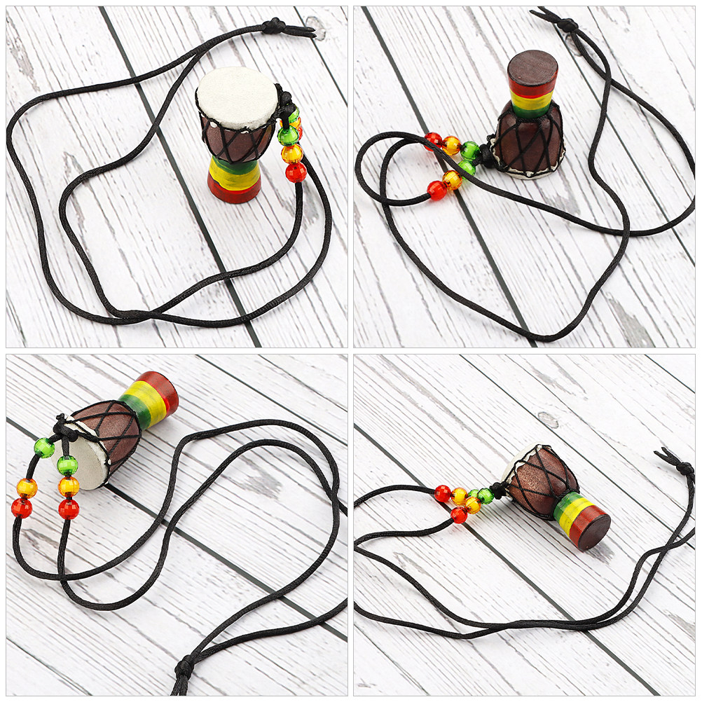 Mini African Drum Necklace Woo – Musical Instrument Djembe Bewertung und Preis