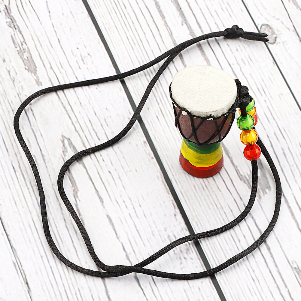 Mini African Drum Necklace Woo – Musical Instrument Djembe Bewertung und Preis