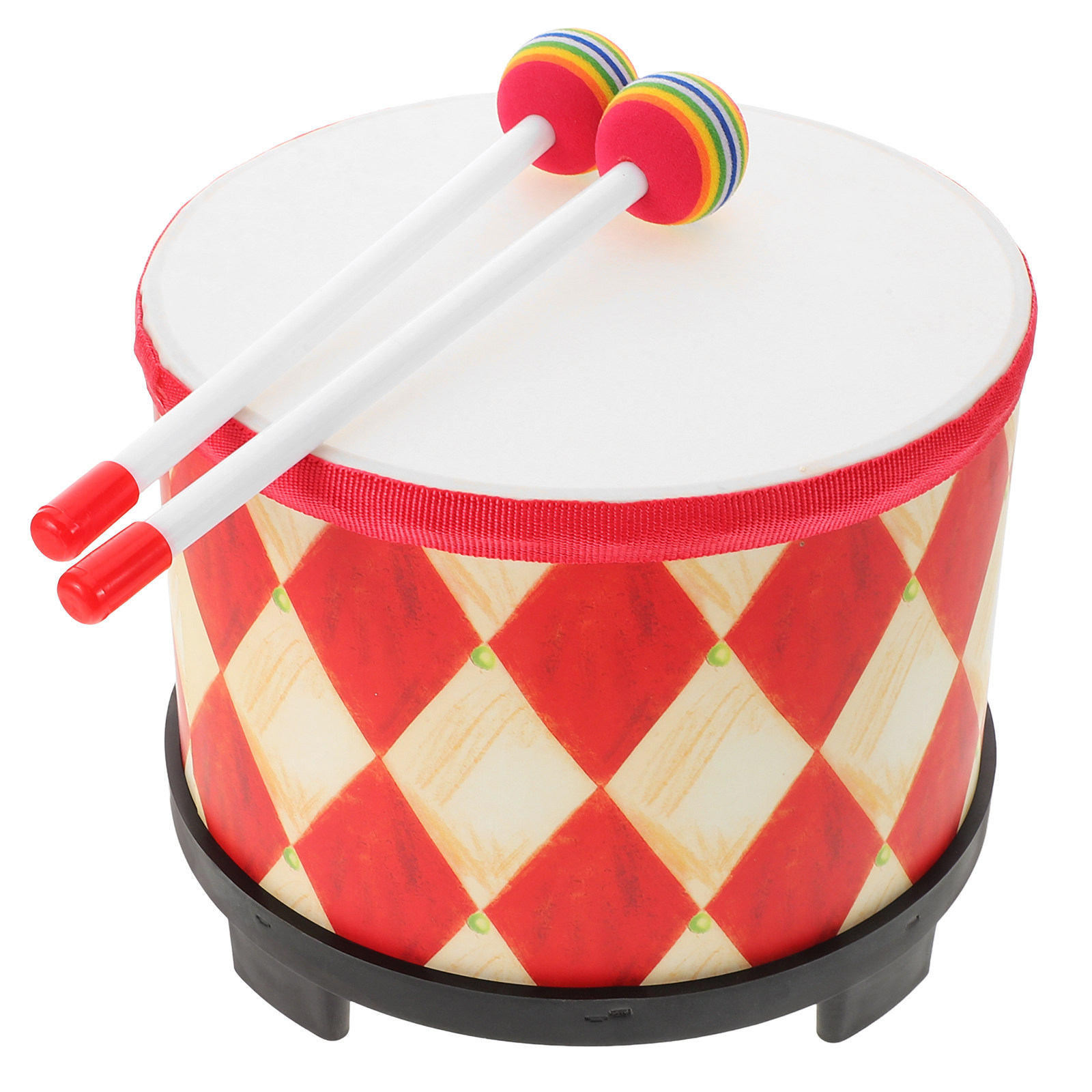 Kids Hand Drum Wooden Red Tom  – Musical Instrument With Hand Bewertung und Preis