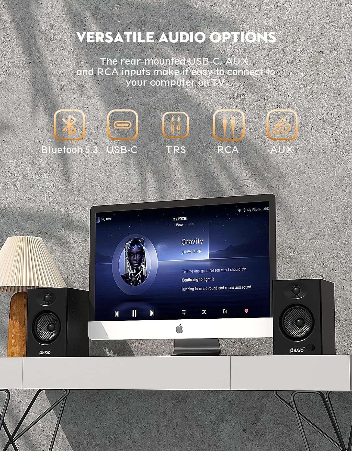 OHAYO 60W Computer Speakers fo – Musical Instrument Vector Bewertung und Preis