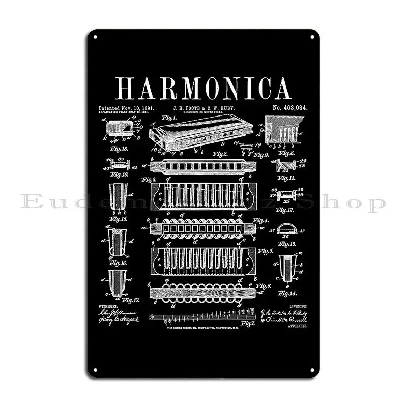 Harmonica Player Mouth Organ M – Musical Instrument Sign Bewertung und Preis