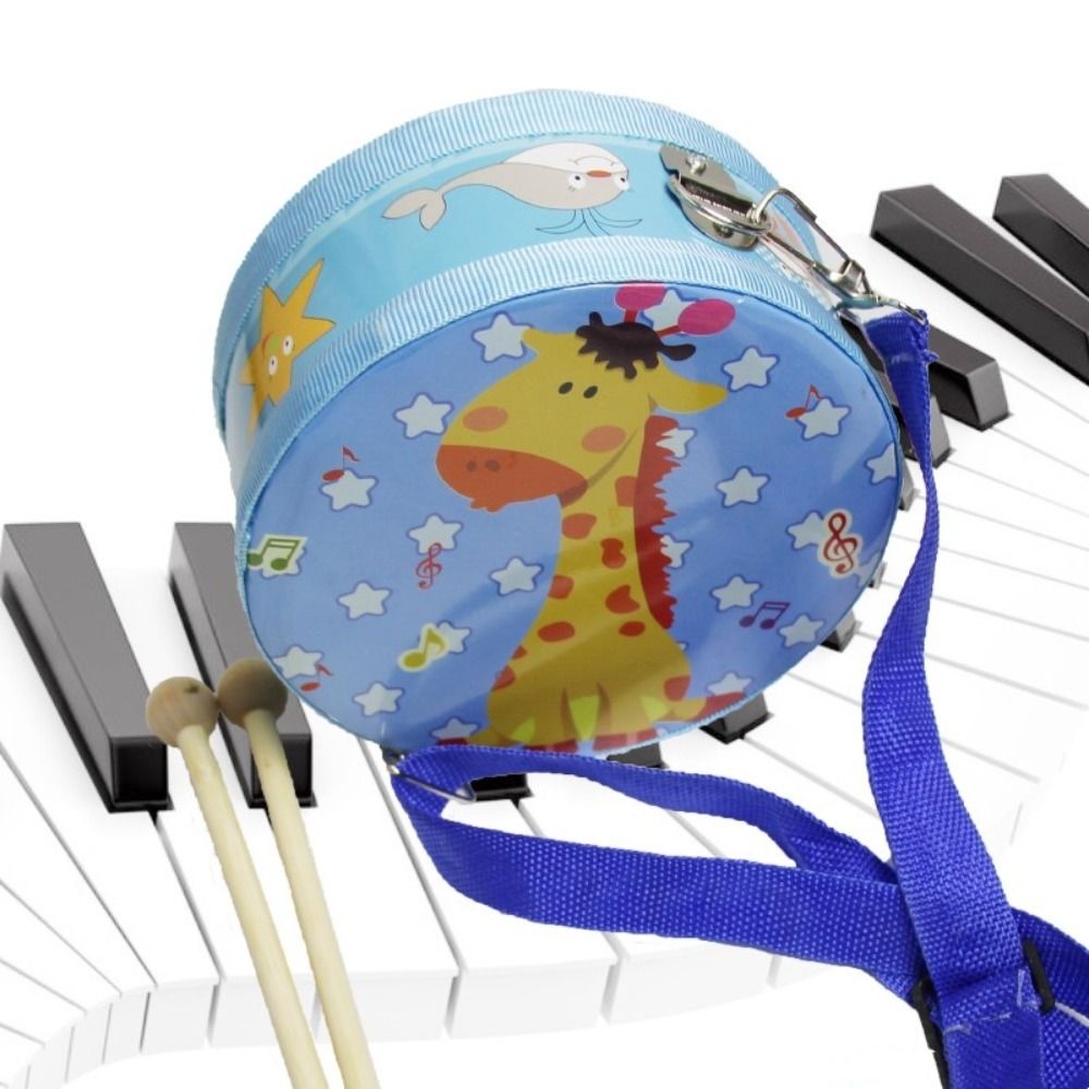 Wooden Children's Drum Double  – Musical Instrument With Hand Bewertung und Preis