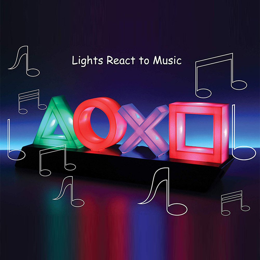 Colorful Game Icon Lamp for PS – Musical Instrument Sign Bewertung und Preis