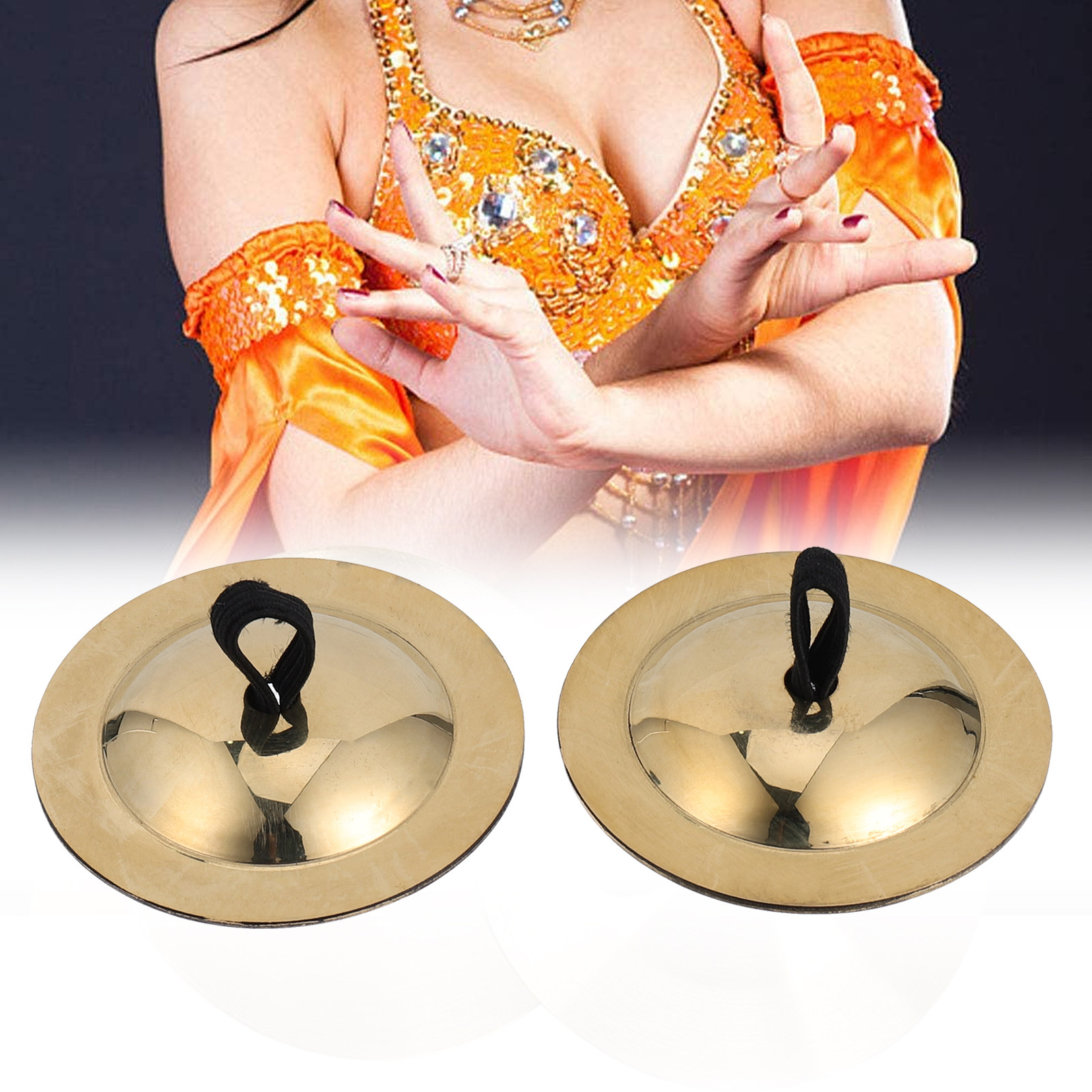 2Pairs Copper Finger Cymbals M – Musical Instrument Kids Bewertung und Preis