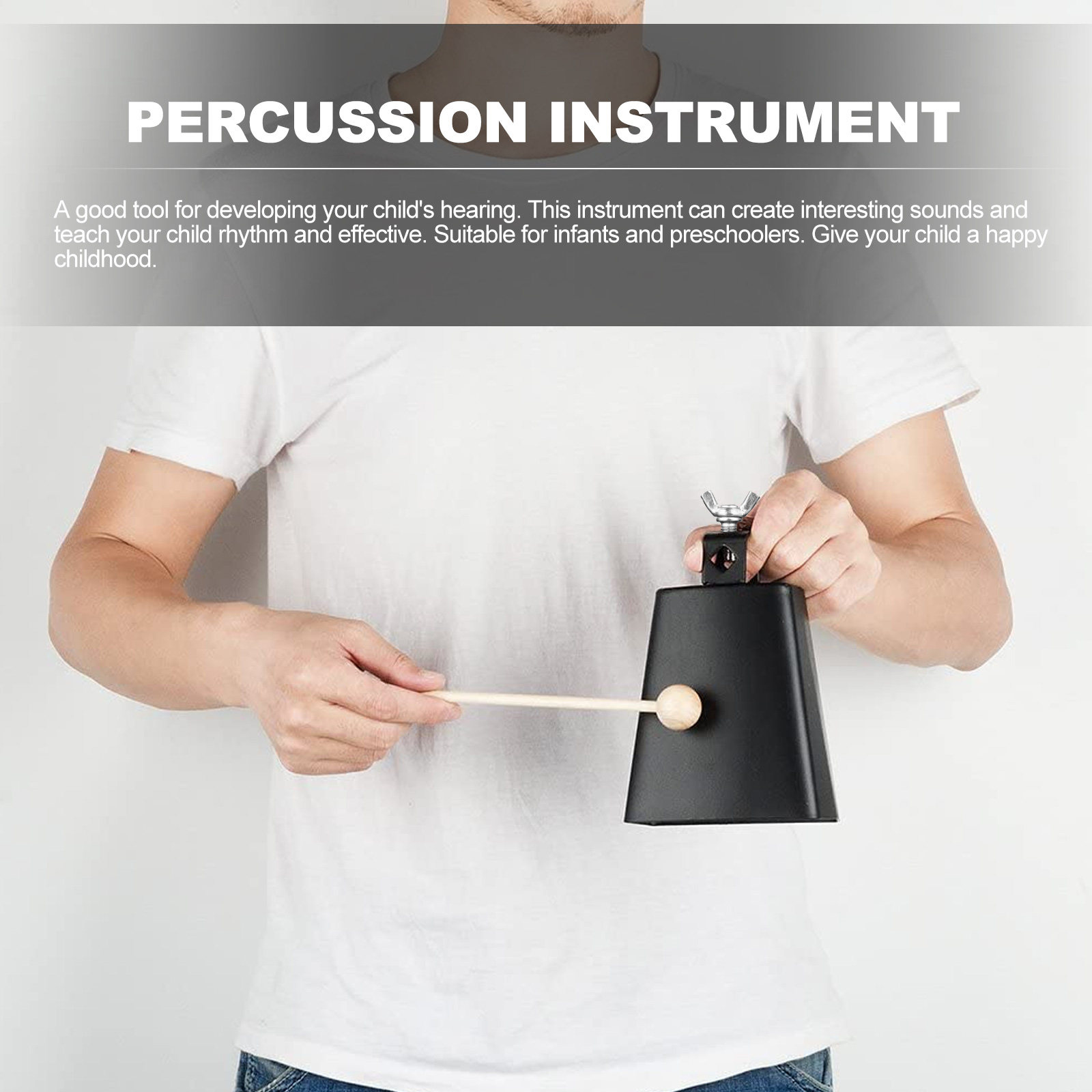 Metal Cow Bell Percussion Inst – Musical Instrument Kids Bewertung und Preis