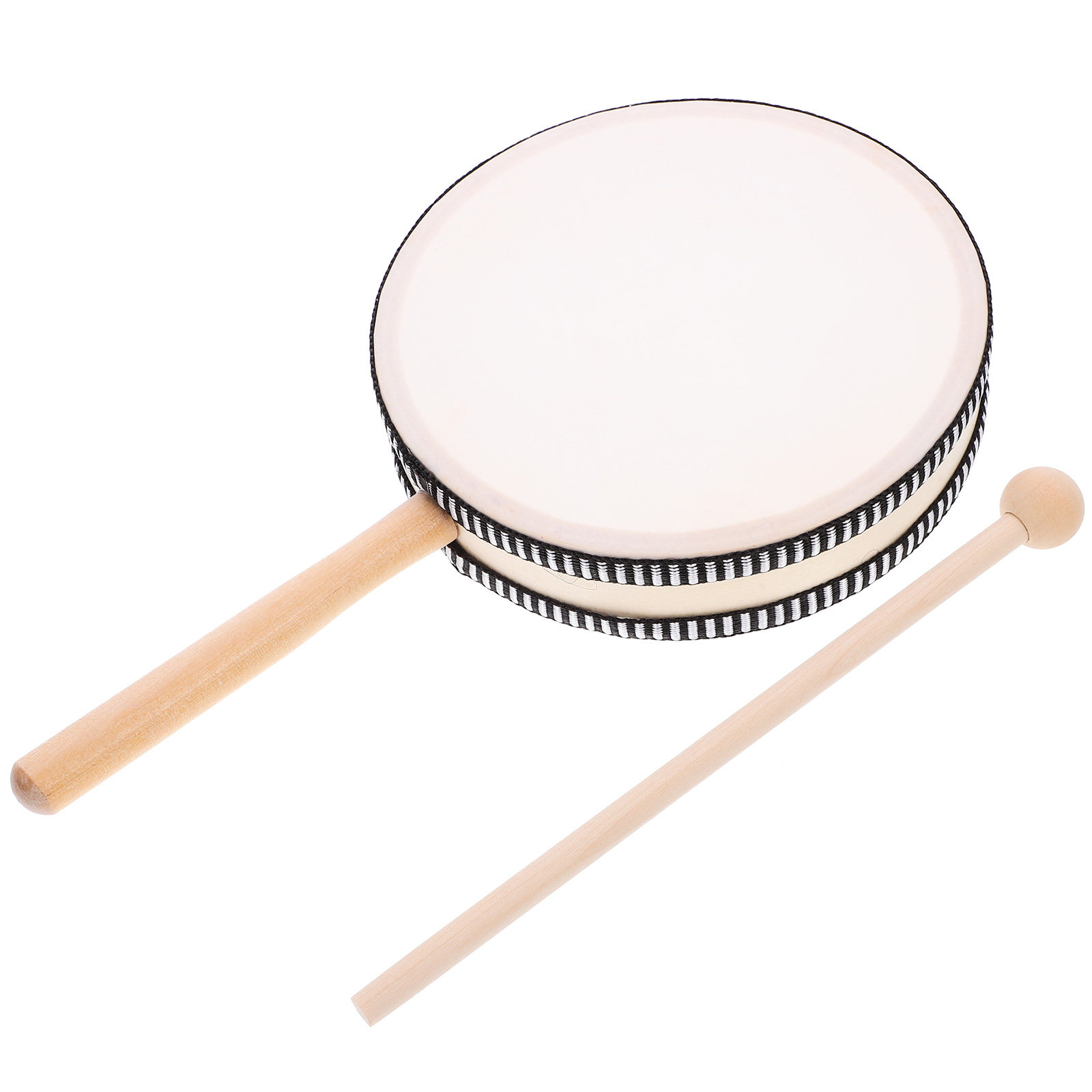 1Set Hand Drum Wooden Hand Dru – Musical Instrument With Hand Bewertung und Preis