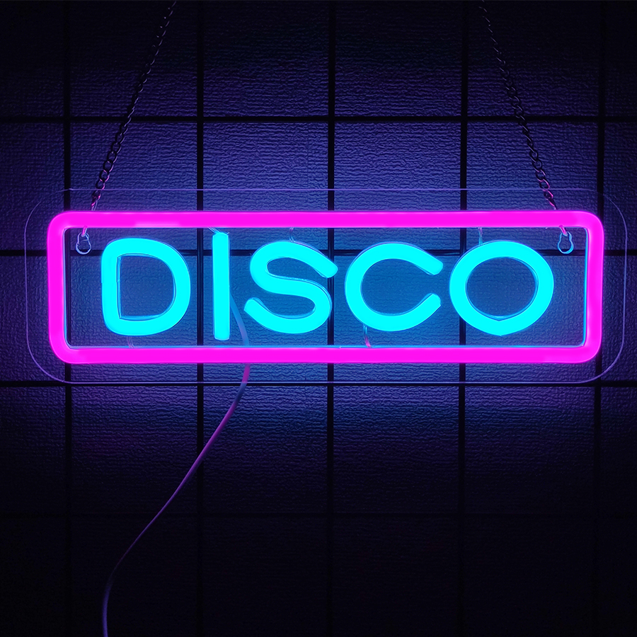 Disco Club Neon Sign For Wall  – Musical Instrument Sign Bewertung und Preis