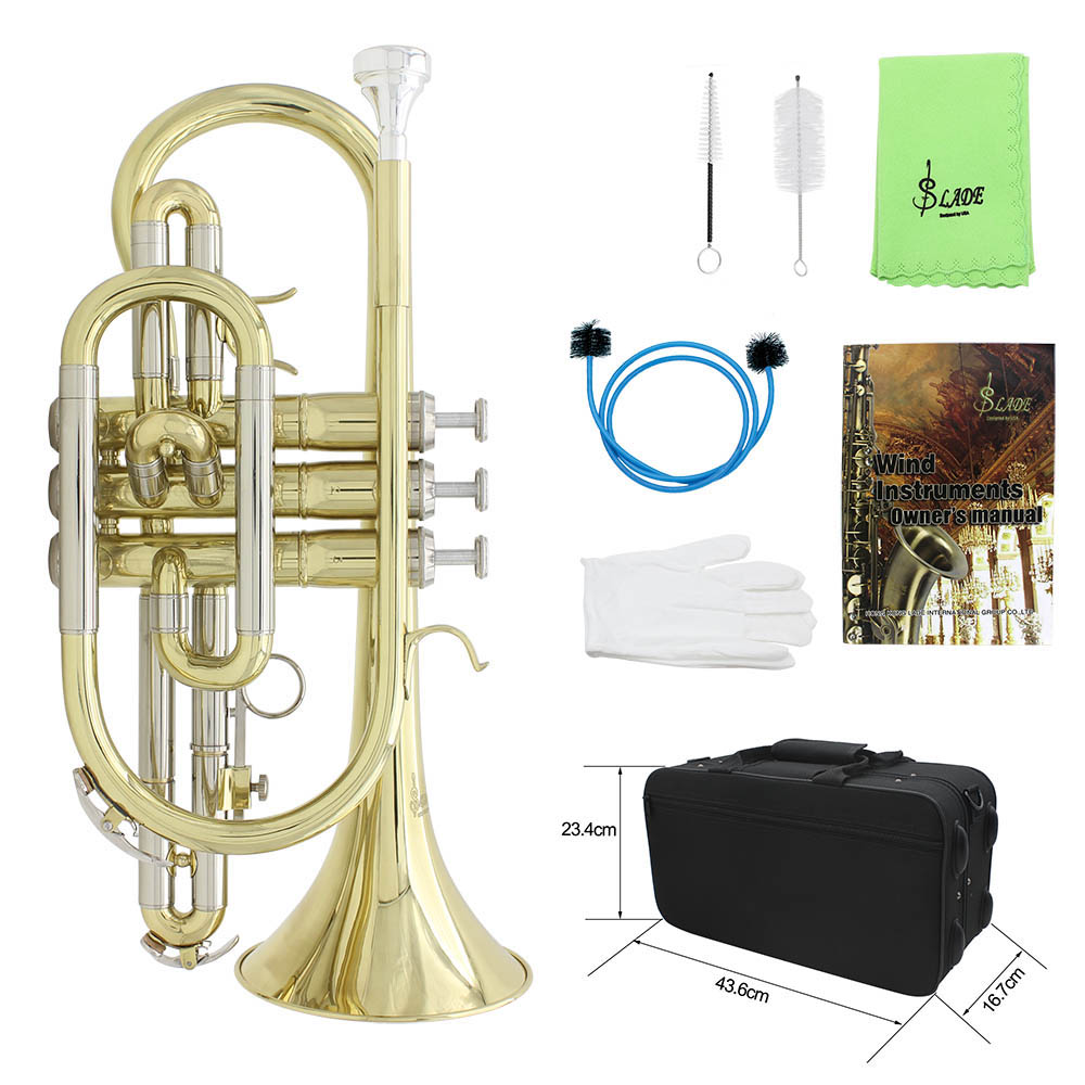 Professional Bb B Flat Cornet  – Musical Instrument Cornet Bewertung und Preis