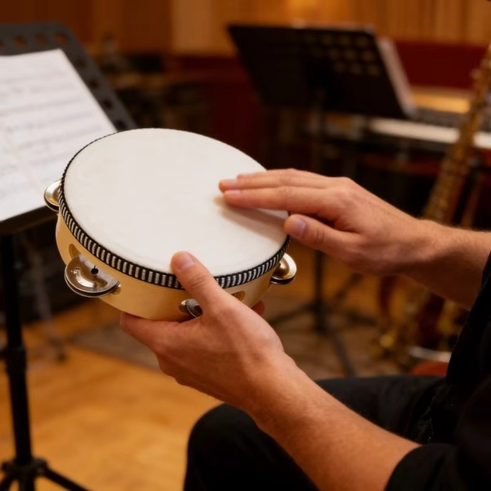 4/6/8/10 Inch Hand Held Drum W – Musical Instrument With Hand Bewertung und Preis