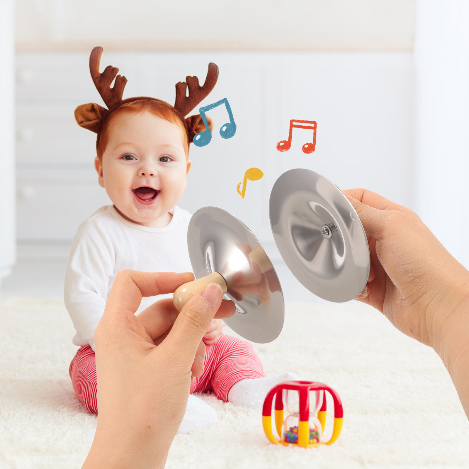 2Pcs Kids Mini Cymbal Finger C – Musical Instrument Kids Bewertung und Preis